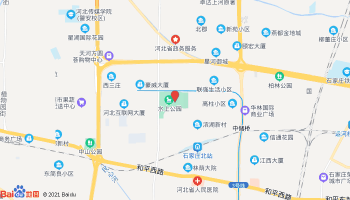 石家庄新华区区域地图图片