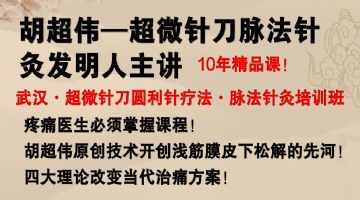 北京举办第55届胡超伟超微针刀、新圆利针疗法培训班